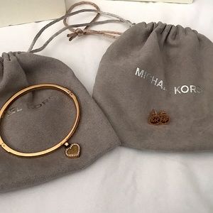 Michael Kors Bracelet & Earrings Set